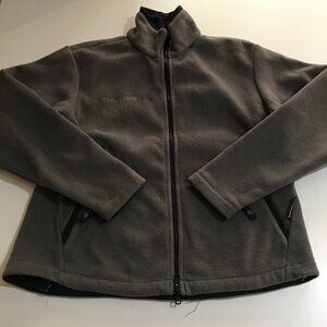 Columbia Titanium Womens Medium Fleece Jacket Full Zip Outdoors Interchange Gray